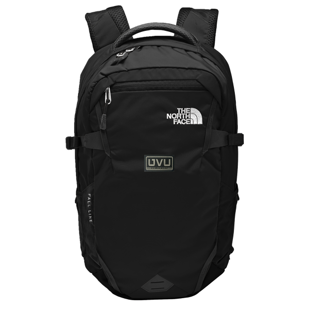 north face fall line black mens backpack The North Face Fall Line Backpack- Pleather Mono Patch – ShopWolverine.com