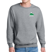 Port & Company® Core Fleece Crewneck Pocket Sweatshirt - Mountain