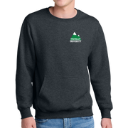 Port & Company® Core Fleece Crewneck Pocket Sweatshirt - Mountain