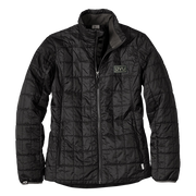 WOMEN’S STORM CREEK THERMOLITE TRAVELPACK JACKET- Pleather Mono Patch