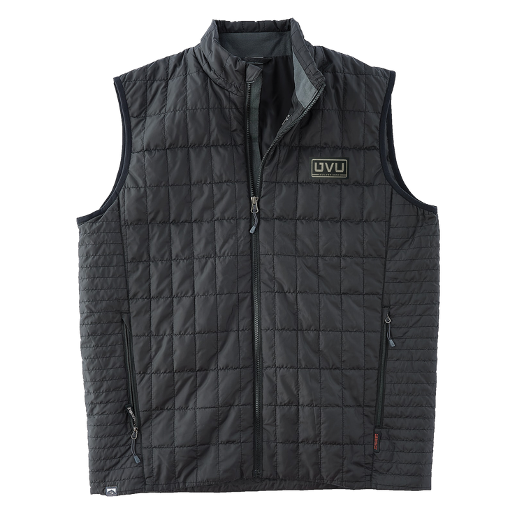 MEN’S STORM CREEK ECO-INSULATED TRAVELPACK VEST- Pleather Mono Patch