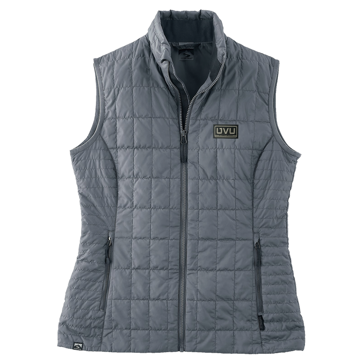 WOMEN’S STORM CREEKECO-INSULATED TRAVELPACK VEST- Pleather Mono Patch