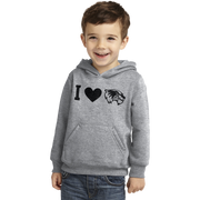 Port & Company Toddler Core Fleece Pullover Hooded Sweatshirt- I Love Wolverines