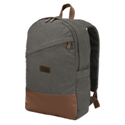 Port Authority Cotton Canvas Backpack- Pleather Mono Patch