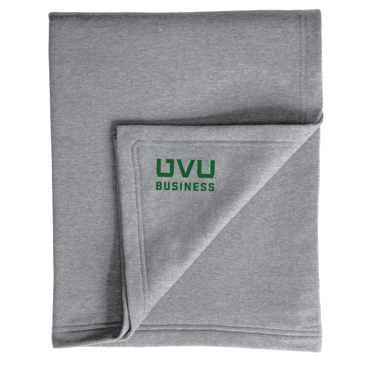 Port & Company Core Fleece Sweatshirt Blanket- UVU Business