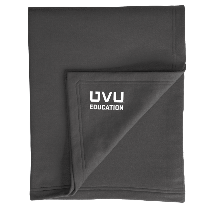 Port & Company Core Fleece Sweatshirt Blanket- UVU Education