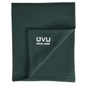 Port & Company Core Fleece Sweatshirt Blanket- UVU Social Work