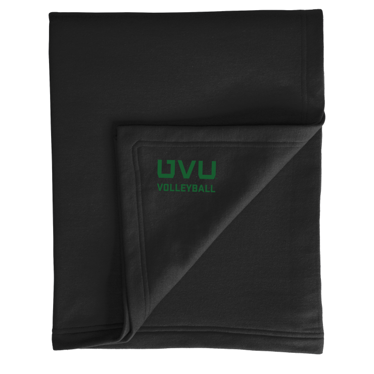 Port & Company Core Fleece Sweatshirt Blanket- UVU Volleyball