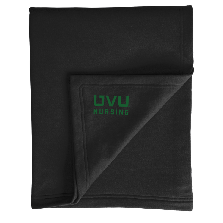 Port & Company Core Fleece Sweatshirt Blanket- UVU Nursing