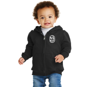 Port & Company Infant Core Fleece Full-Zip Hooded Sweatshirt- Kit Crest