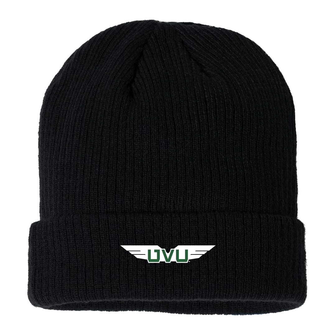 Champion Ribbed Knit Cuffed Beanie Aviation wings ShopWolverine