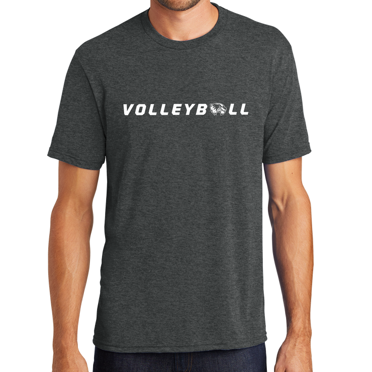 District Perfect Tri Tee - Volleyball Head