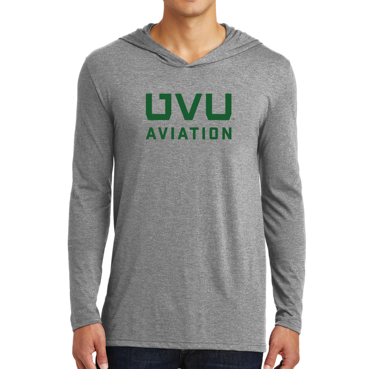 District Perfect Tri Long Sleeve Hoodie- UVU Aviation