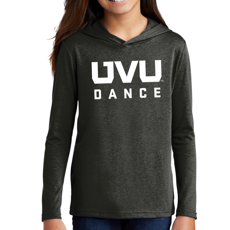 District Youth Perfect Tri Long Sleeve Hoodie - UVU Dance