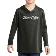 District Youth Perfect Tri Long Sleeve Hoodie - UV Cursive