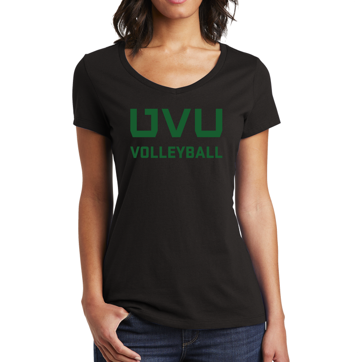 District ® Women’s Very Important Tee ® V-Neck - UVU Volleyball - UVU Clearance