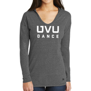 New Era Ladies Tri-Blend Performance Pullover Hoodie Tee - UVU Dance