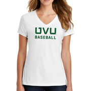 Port & Company Ladies Fan Favorite Blend V-Neck Tee- UVU Baseball