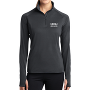 Sport-Tek Ladies Sport-Wick Stretch 1/2-Zip Pullover - UVU Business