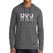 New Era Tri-Blend Performance Pullover Hoodie Tee- UVU Alumni