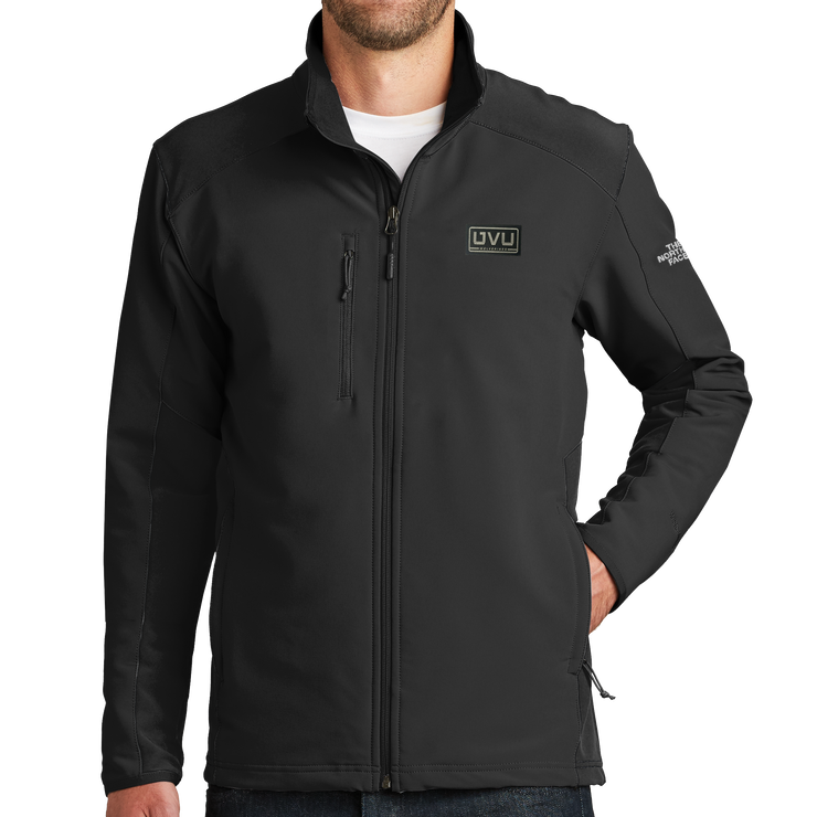 The North Face Tech Stretch Soft Shell Jacket - Pleather Mono Patch