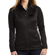 The North Face Ladies Canyon Flats Stretch Fleece Jacket - Mono Emb