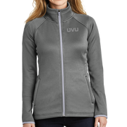 The North Face Ladies Canyon Flats Stretch Fleece Jacket - Mono Emb