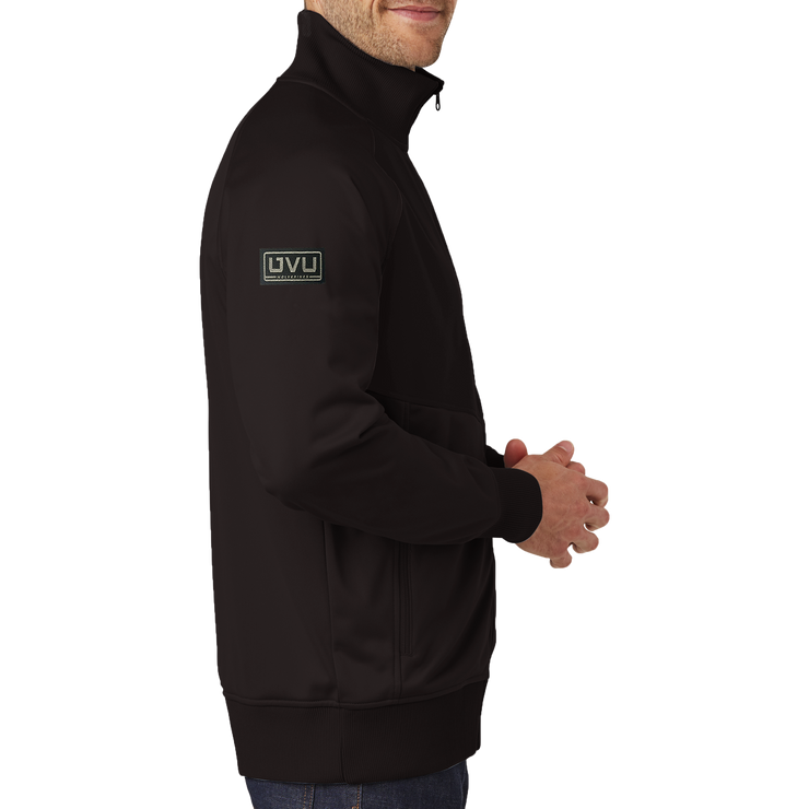 The North Face Tech Full-Zip Fleece Jacket - Pleather Mono Patch