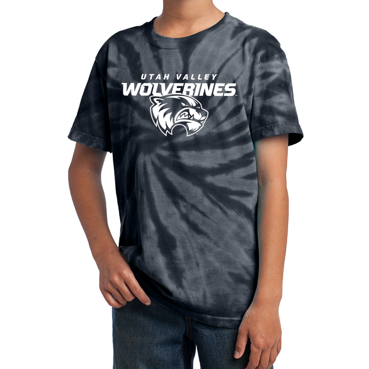 Port & Company Youth Tie-Dye Tee- Combo Under Wolverines