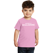 Port & Company Toddler Fan Favorite Tee- My Mom is a Wolverine