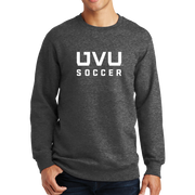 Port & Company Fan Favorite Fleece Crewneck Sweatshirt - UVU Soccer