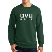 Port & Company Fan Favorite Fleece Crewneck Sweatshirt - UVU Golf