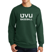 Port & Company Fan Favorite Fleece Crewneck Sweatshirt - UVU Baseball