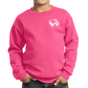 Port & Company Youth Core Fleece Crewneck Sweatshirt- Mascot Head