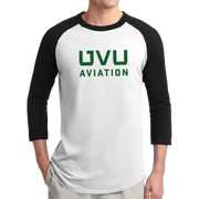 Sport-Tek Colorblock Raglan Jersey- UVU Aviation