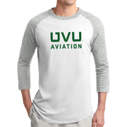 Sport-Tek Colorblock Raglan Jersey- UVU Aviation