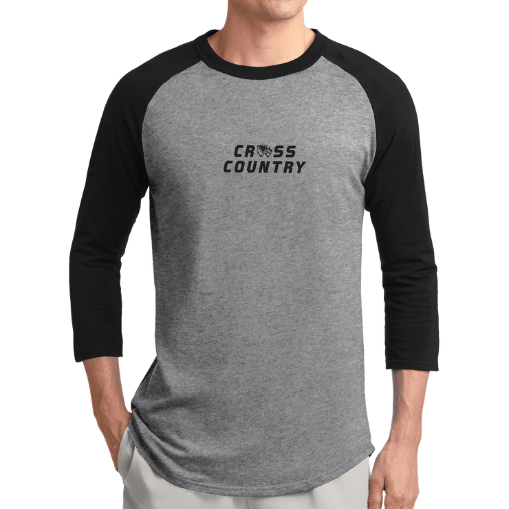 Sport-Tek Colorblock Raglan Jersey- Cross Country Head
